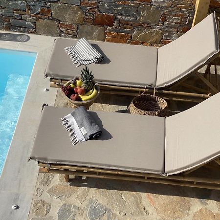 Villa Ypsilon Naxos - Luxury Holiday House With Amazing Sea View & Private Pool Agia Anna  외부 사진