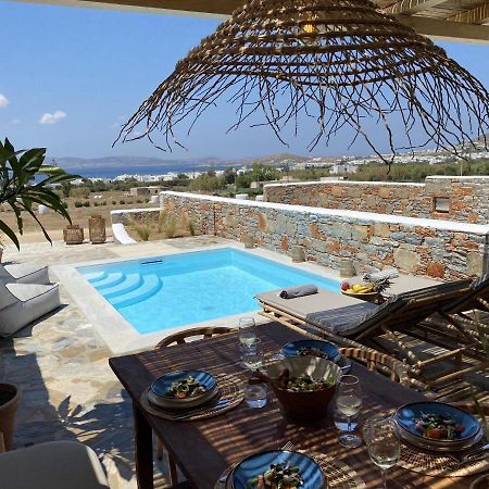 Villa Ypsilon Naxos - Luxury Holiday House With Amazing Sea View & Private Pool Agia Anna  외부 사진