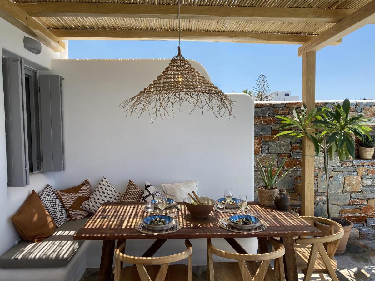Villa Ypsilon Naxos - Luxury Holiday House With Amazing Sea View & Private Pool Agia Anna  외부 사진