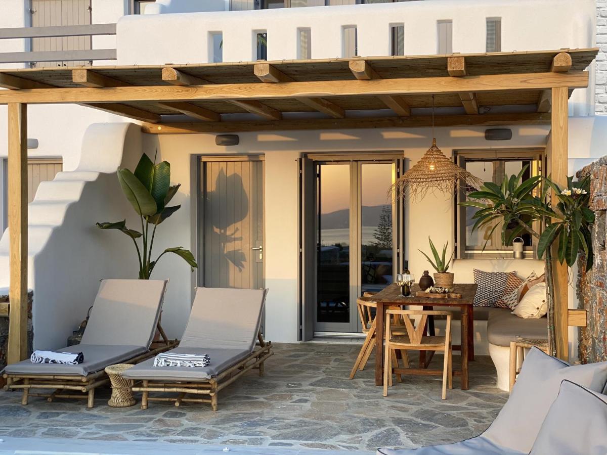 Villa Ypsilon Naxos - Luxury Holiday House With Amazing Sea View & Private Pool Agia Anna  외부 사진