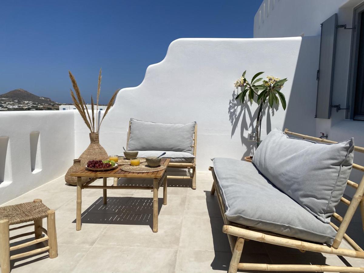 Villa Ypsilon Naxos - Luxury Holiday House With Amazing Sea View & Private Pool Agia Anna  외부 사진